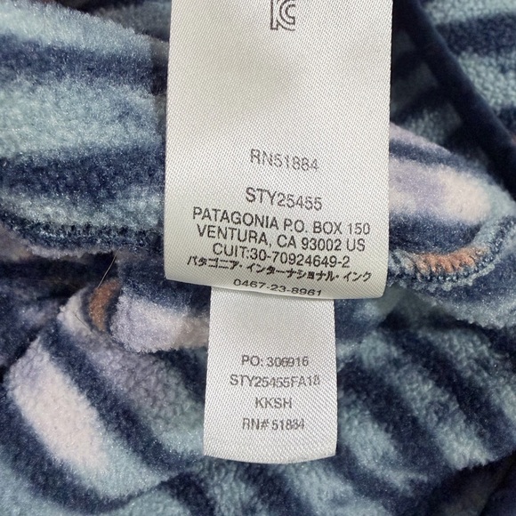 PATAGONIA Synchilla Snap T Pullover Patterned Fleece Women’s Size Medium - Picture 10 of 10